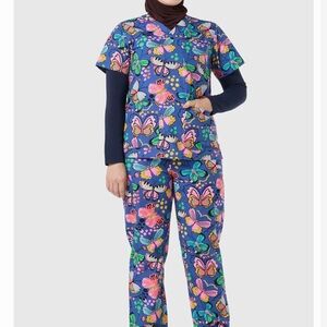 Gorman Butterfly Scrub Set XS